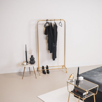 Garment rack - Metal - Gold - 80x40x150cm