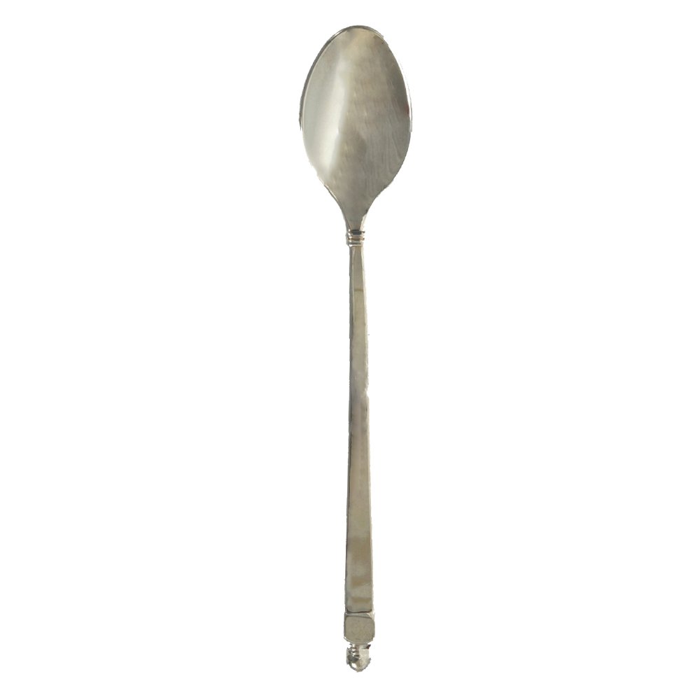 Mokklepel zilver metaal 11 cm