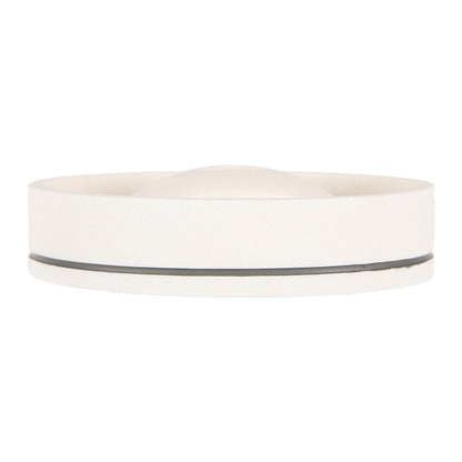 Soap Dish 14x10x3 cm White Plastic