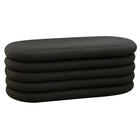 Opbergpoef 108x45x42 cm antraciet bouclé