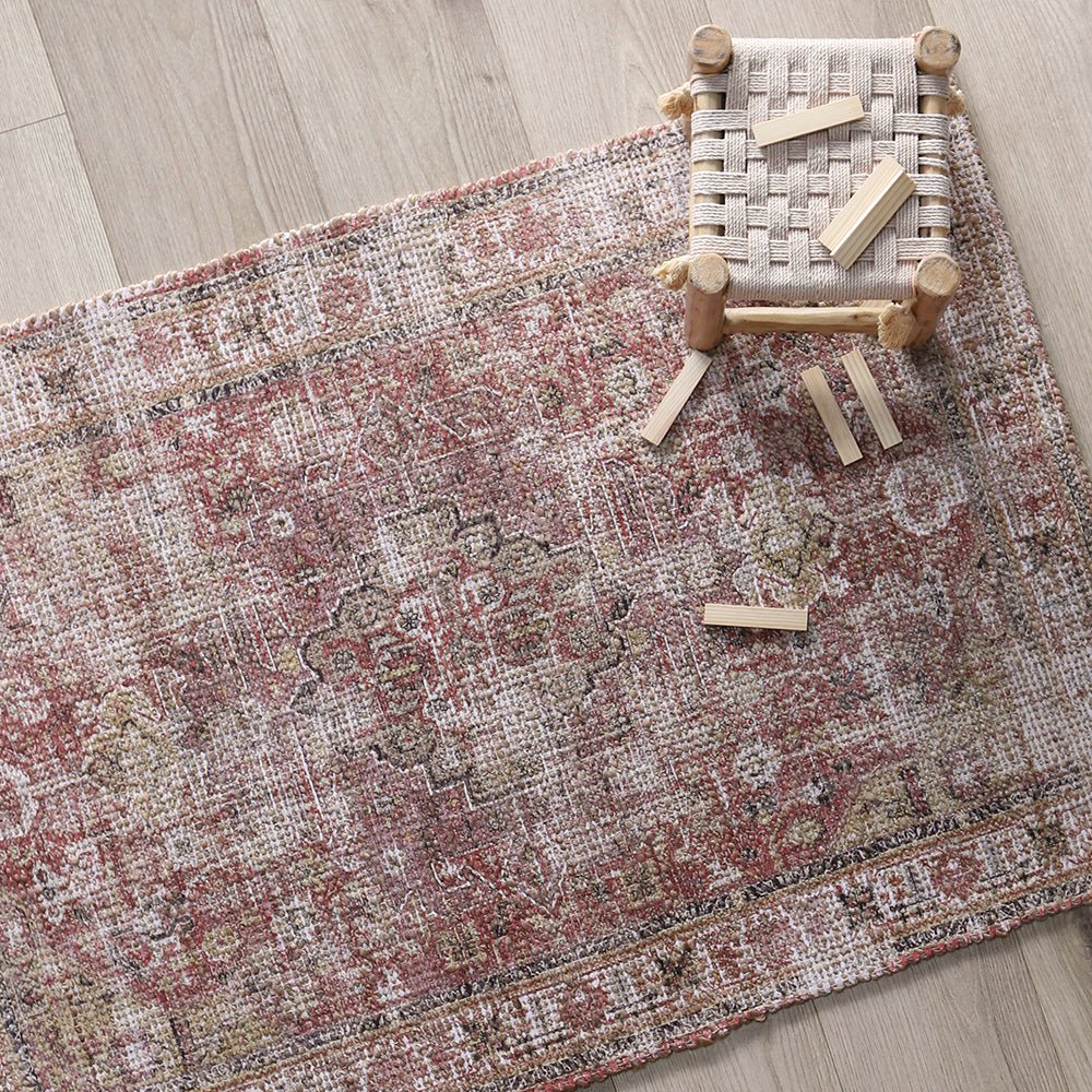 PAOLA Persian jute and cotton rug