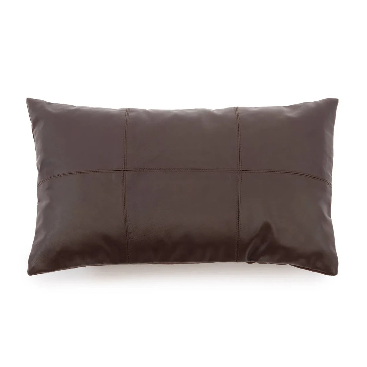 Kussenhoes leer 30x50 cm choco