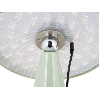 Tafellamp Phoebe 26x23 cm grijs melamine
