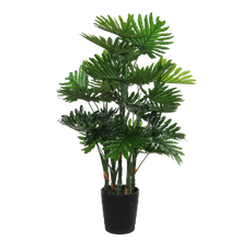 Philodendron kunstplant 120x80 cm groen