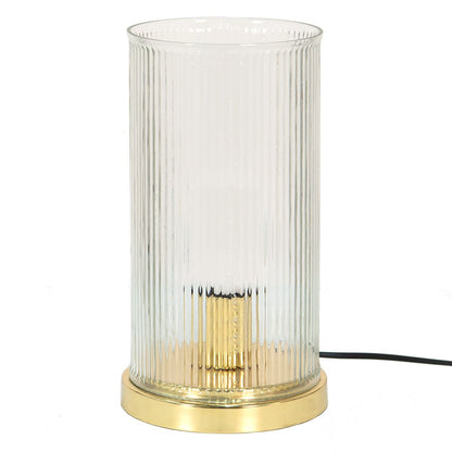Table lamp Ø 15x27 cm Gold-colored Glass Desk lamp