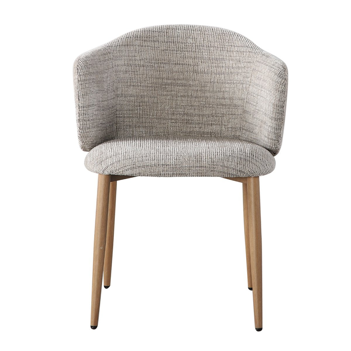 Eetkamerstoel Okura set van 2 beige 58x57.5x75.5 cm