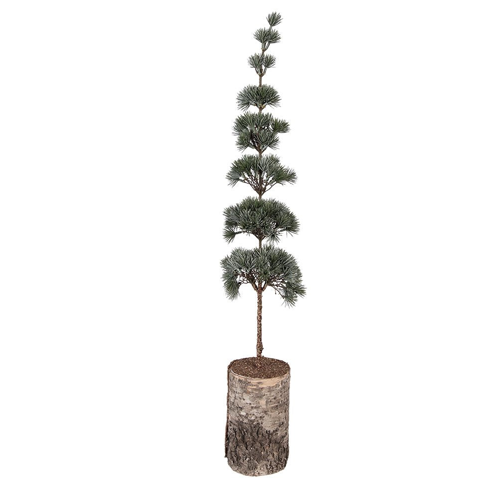 Mini Kunstkerstboom 15x15x80 cm Groen Hout