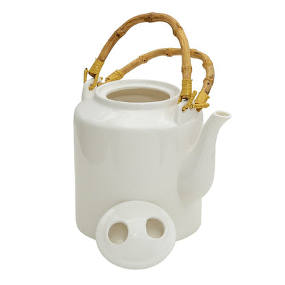 Teapot 1500 ml White Porcelain Teapot