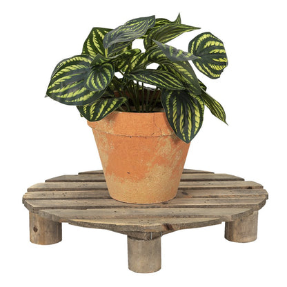 Plantenstandaard 30x24x6 cm bruin hout