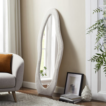 Passpiegel 60x160 cm imitatiebont beige