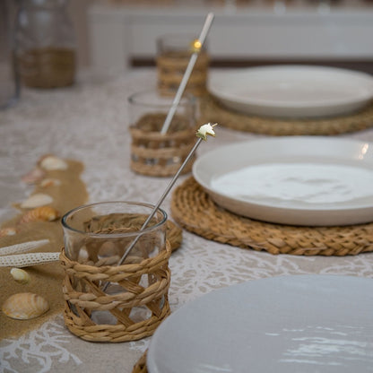 Mixers set van 4 goud roestvrij staal 19 cm