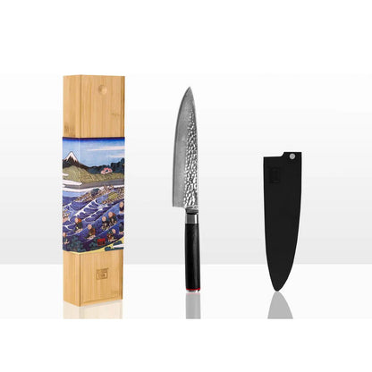 Gyuto koksmes 20 cm Damascus AUS-10 staal