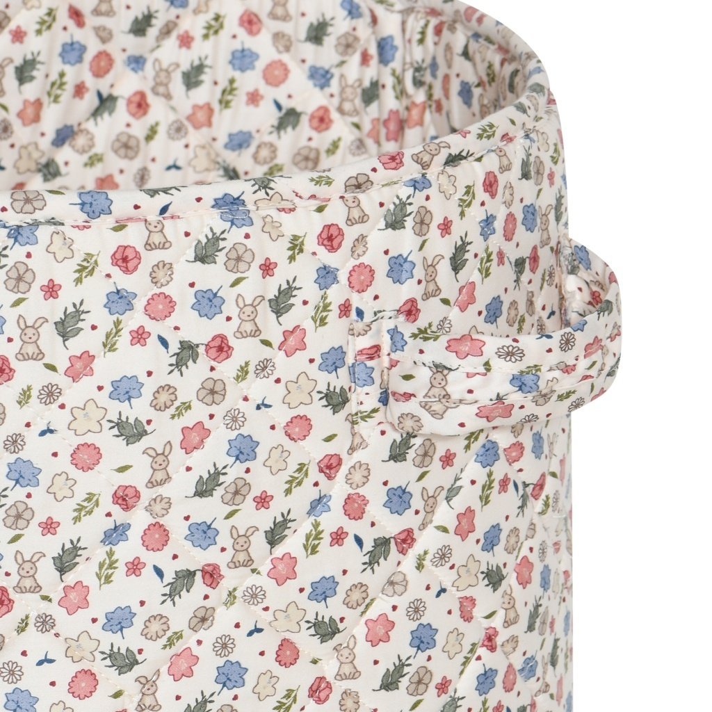 Opbergmand 33x38 cm miniflower gewatteerd