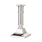 Kandelaar verzilverd staal 16 cm