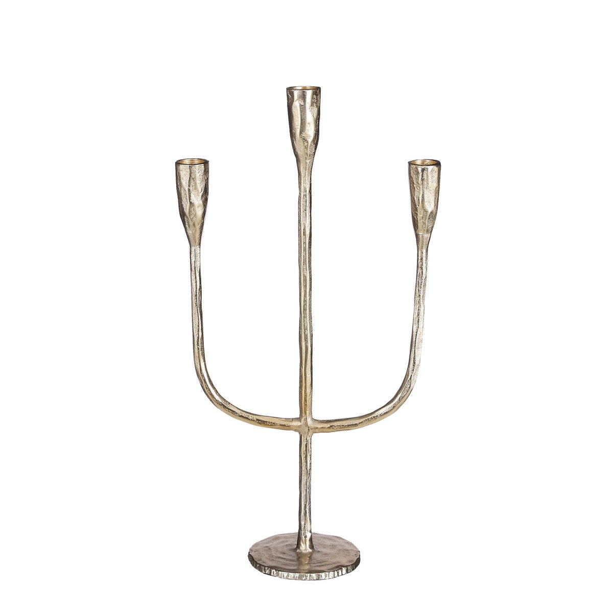 Kandelaar goud 21x10x41 cm