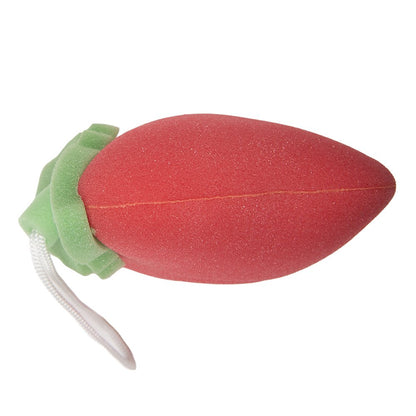 Badspons 13x5x12 cm rood synthetisch