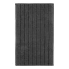 Badmat 50x80 cm katoen grijs antislip
