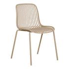 Branson Garden Chair Sand Stackable 55x46.5x82 cm Set of 4