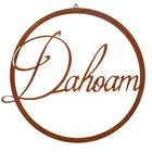 Dahoam Loop in a metal ring as wall decoration Boho window decoration |