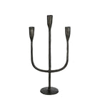Stretto Candlestick Black L21 X W10 X H41 Cm Handmade