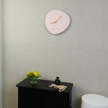 Clock - wall clock organic - pink/orange - 30x30x0.5 cm
