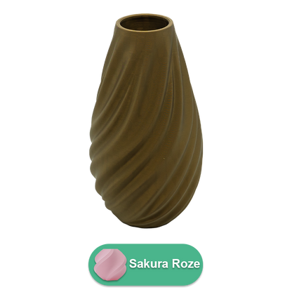 3D vaas PLA 30 cm zwart