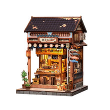 3D DIY huisje 16x14x19 cm hout