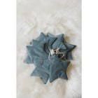 Velvet garland "Grey Mint Dust" with stars