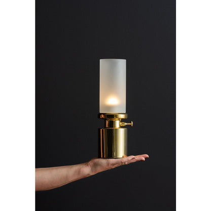 Tafellamp Camp LED goud 9x30 cm