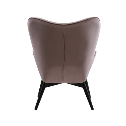 Fauteuil roze fluweel