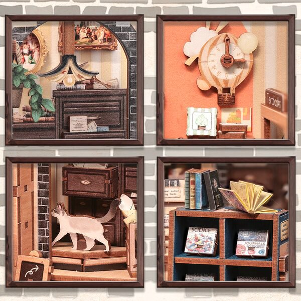 Booknook The Scholar's Bookstore 12,5x10x17 cm berkenhout