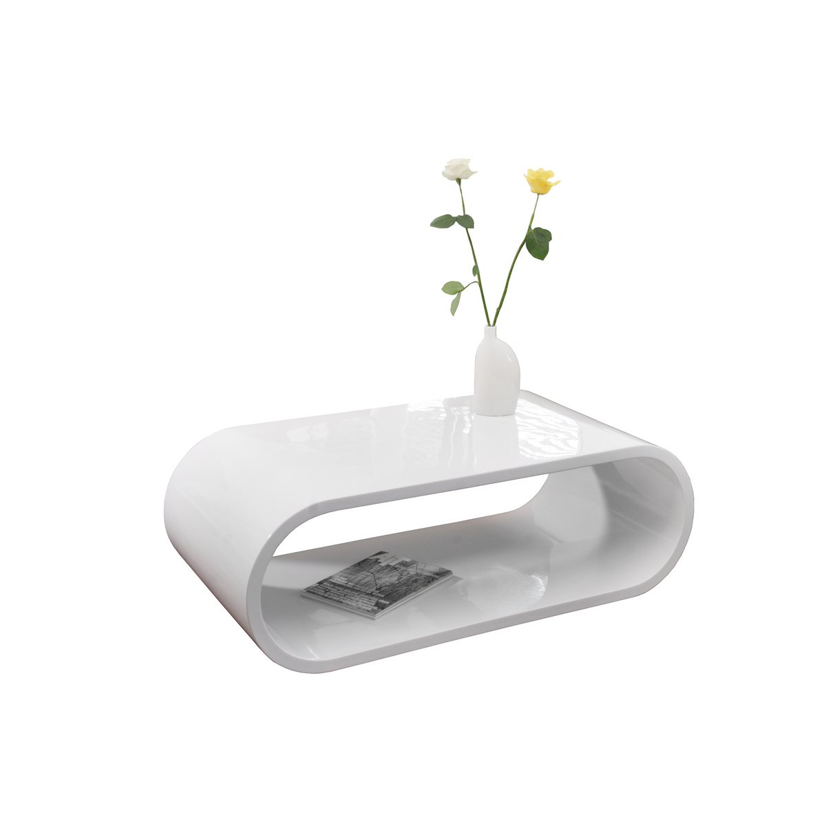 Coffee table 120x60x40 cm white