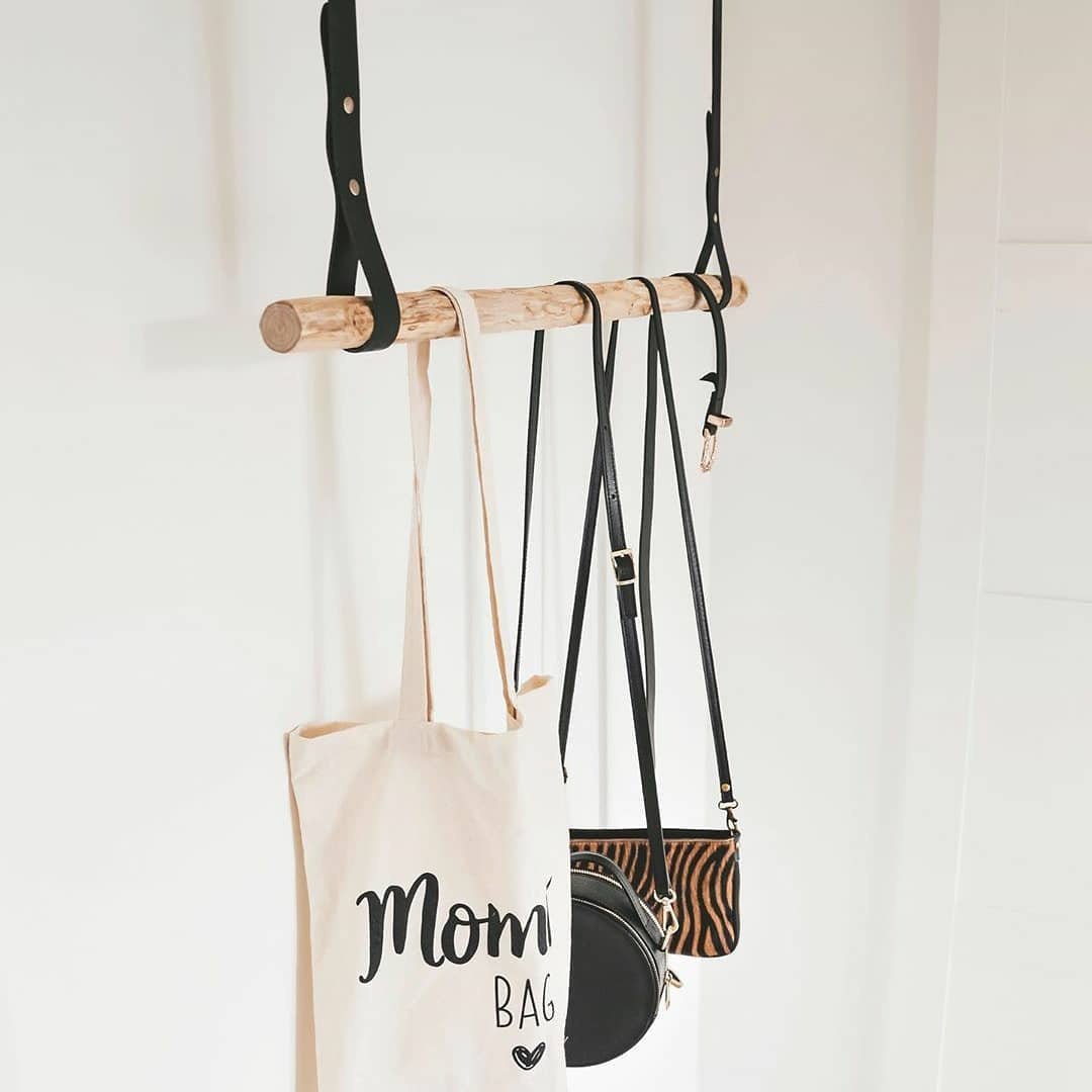 Lederen Kapstok Hangers Zwart Voor Jassen En Accessoires