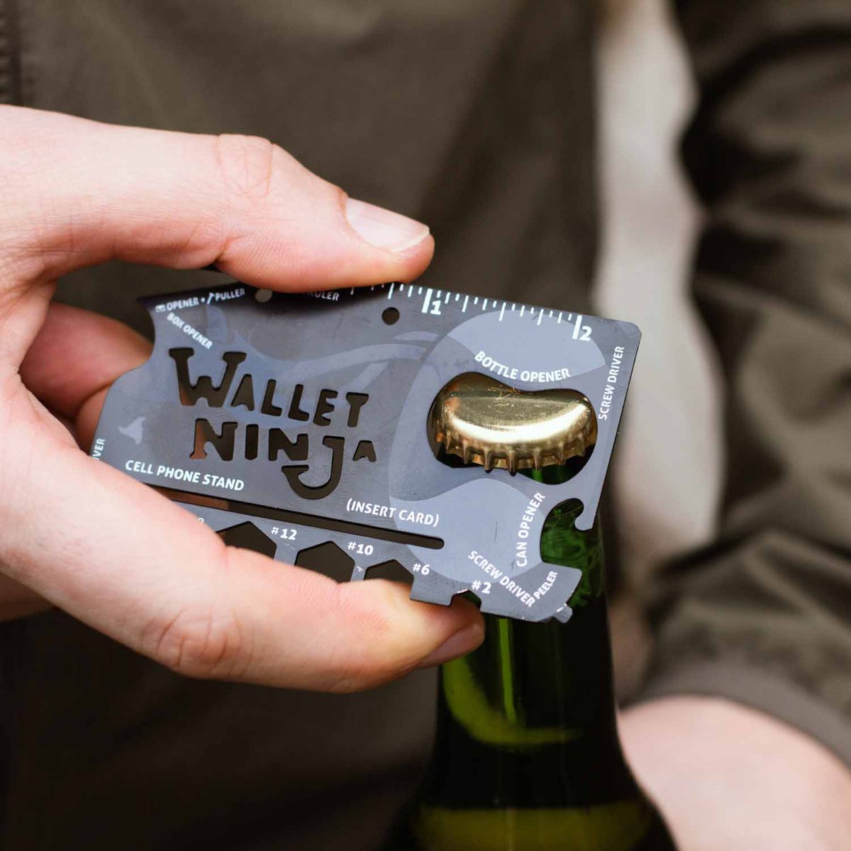 Multitool creditcardformaat 18in1 staal