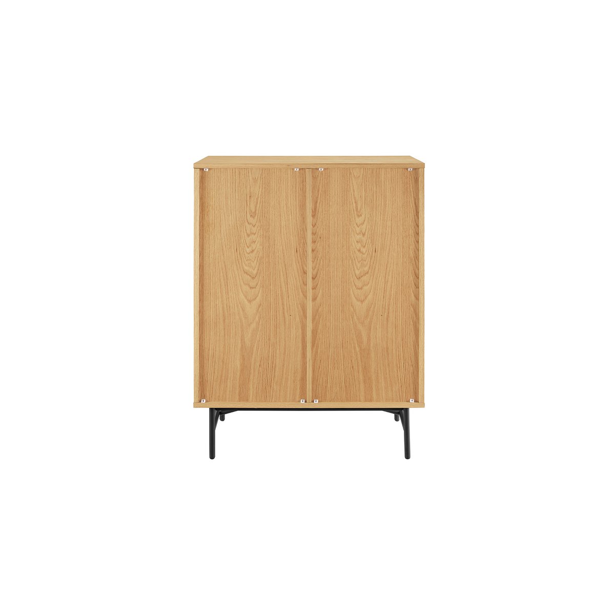 Ladekast 80x40x110 cm eiken houtfineer
