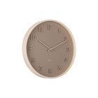 Wandklok 41 cm hout bruin