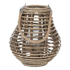 Windlicht Ø 26x28 cm bruin rotan