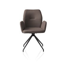 Fauteuil draaibaar bruin 59x58x88 cm