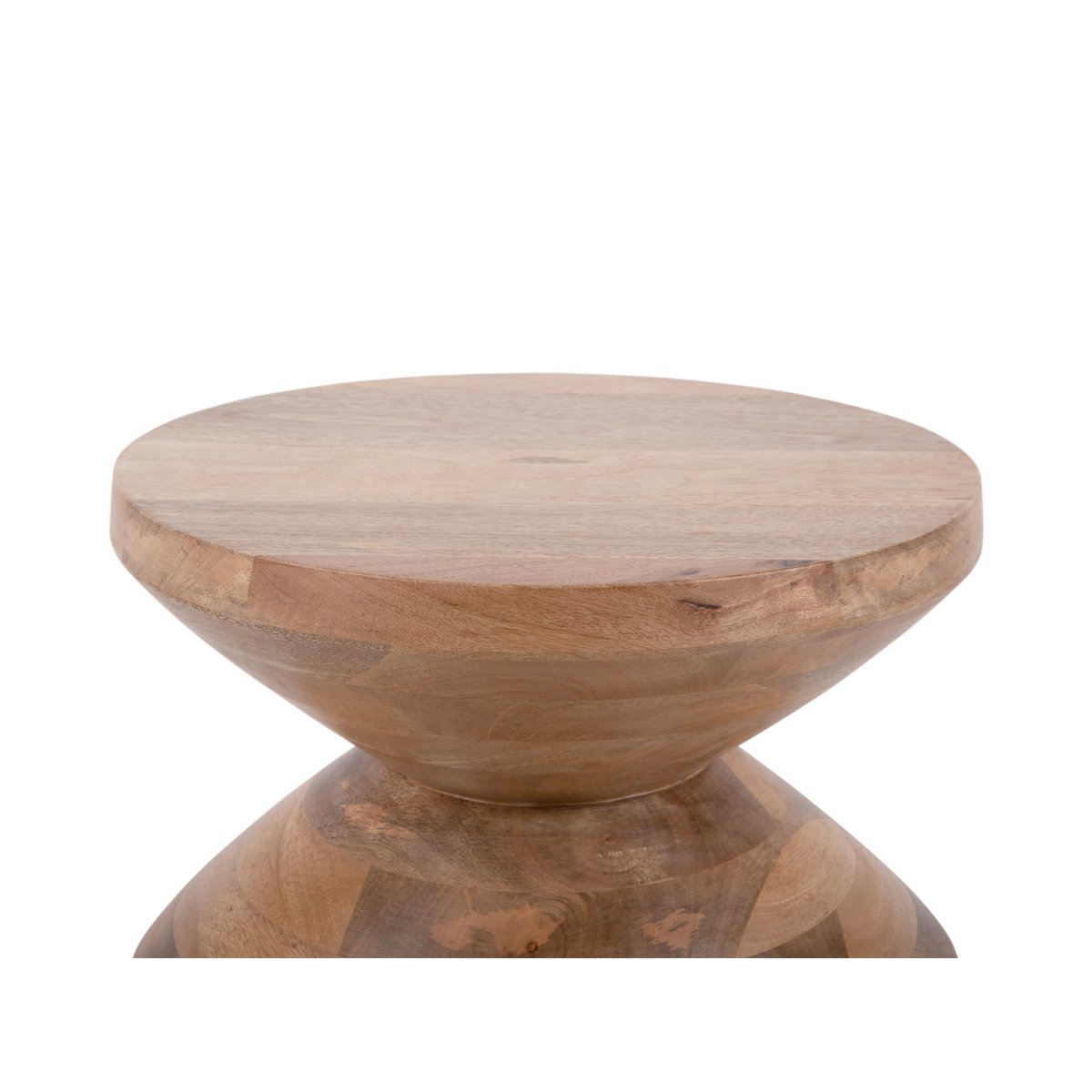 Bijzettafel hout 35x46 cm beige