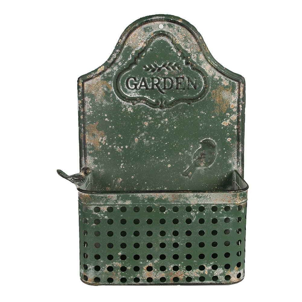 Planthouder 29x13x45 cm groen metaal