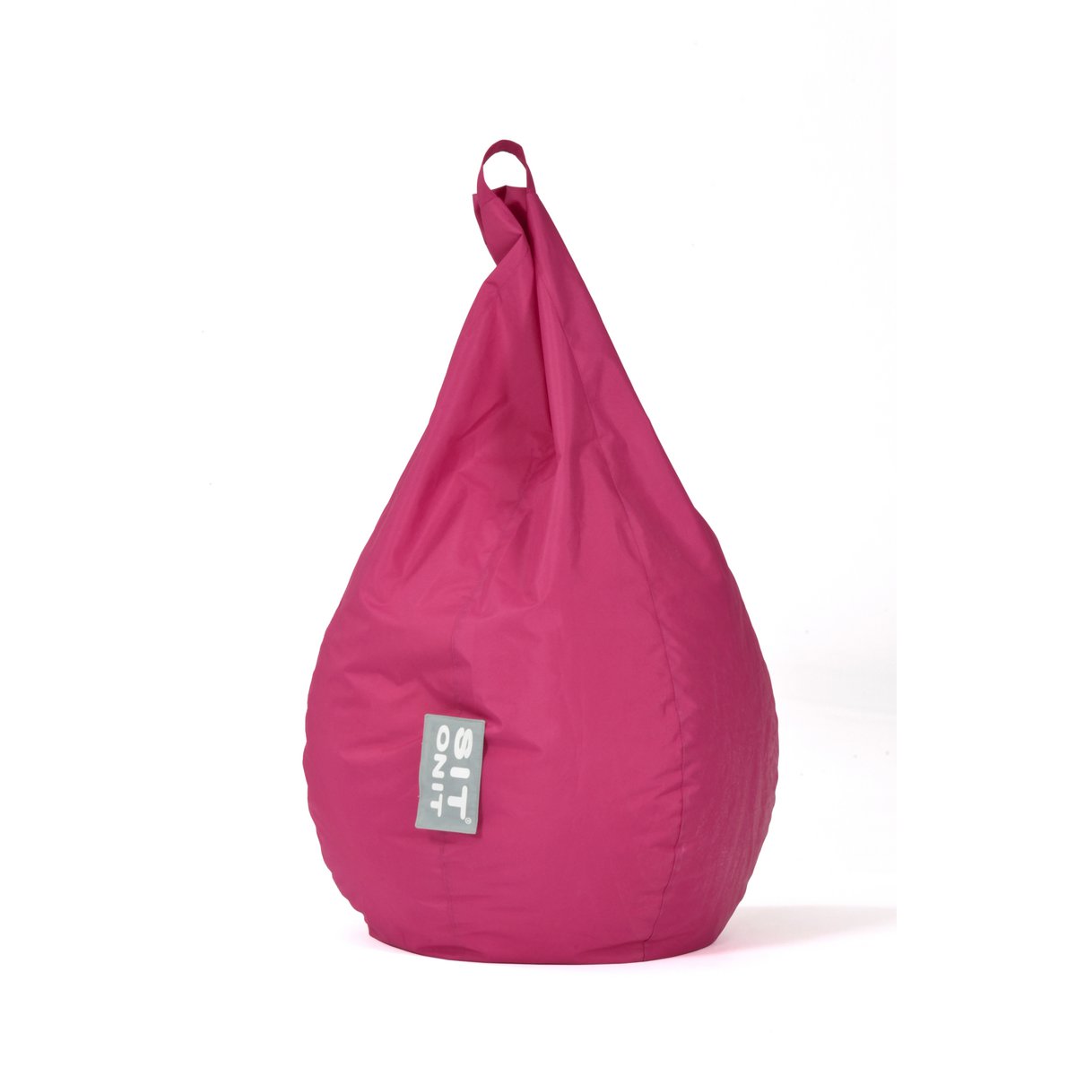 Zitzak druppelvorm fuchsia polyester