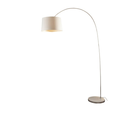 Booglamp 205 cm wit marmeren voet