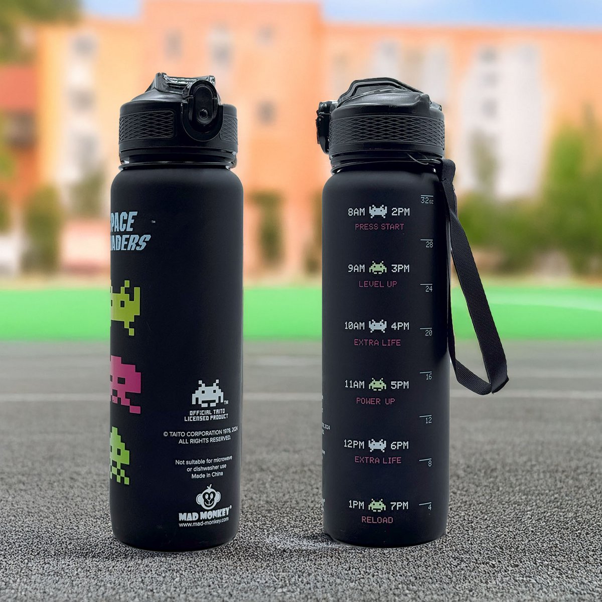 Space Invaders - Water Bottle