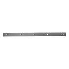 Padova Coat Rack - Black, pine wood/steel, 70x5x2 cm