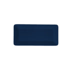 Dienblad rechthoekig blauw melamine 43,5x21x2,5 cm