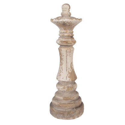 Decoratie Ornament Ø 13x40 cm Beige Keramiek