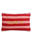 Sierkussen 55x35x10 cm rood roze