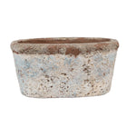 Bloempot 19x11x10 cm terracotta beige