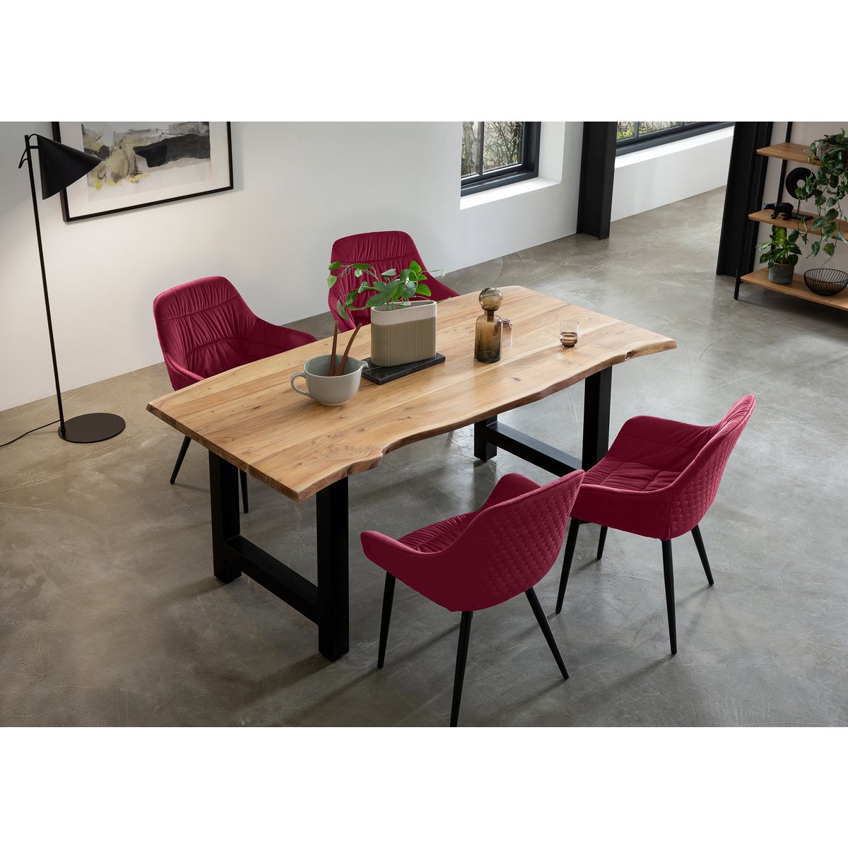 Eetgroep 5 stuks 180x90 cm