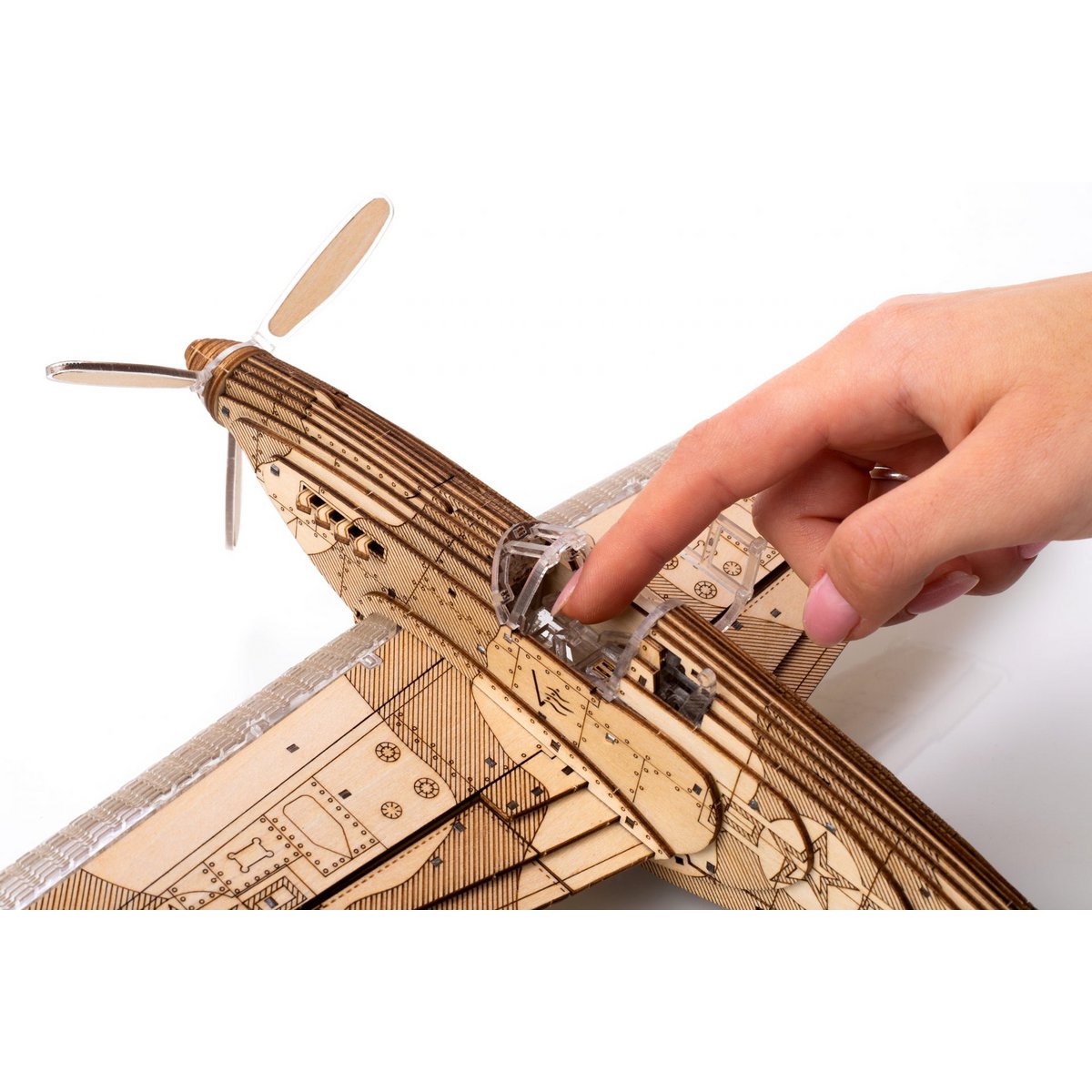 Modelbouwset Veter Speedfighter AKV04 35x13,5x30 cm hout kunststof